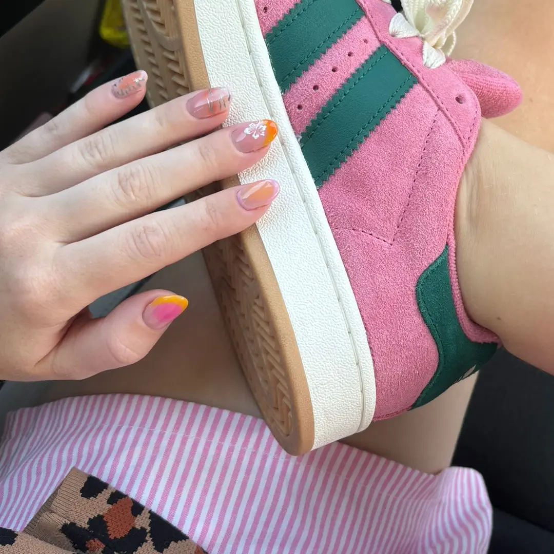 Floral mit Pastelltönen